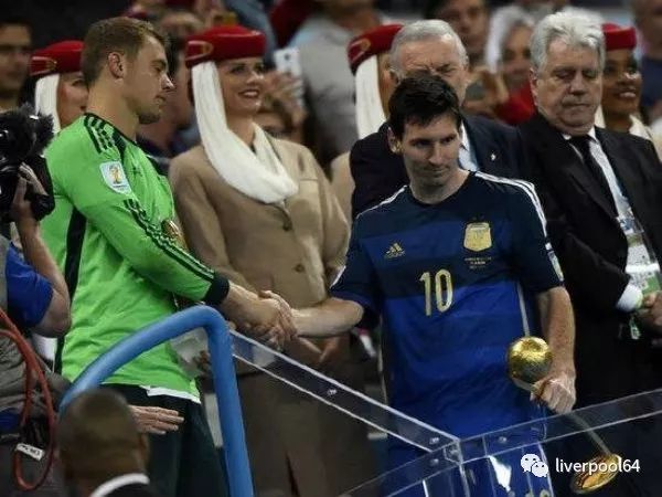 梅西领军的阿根廷在加时赛中0-1惜败于德国
